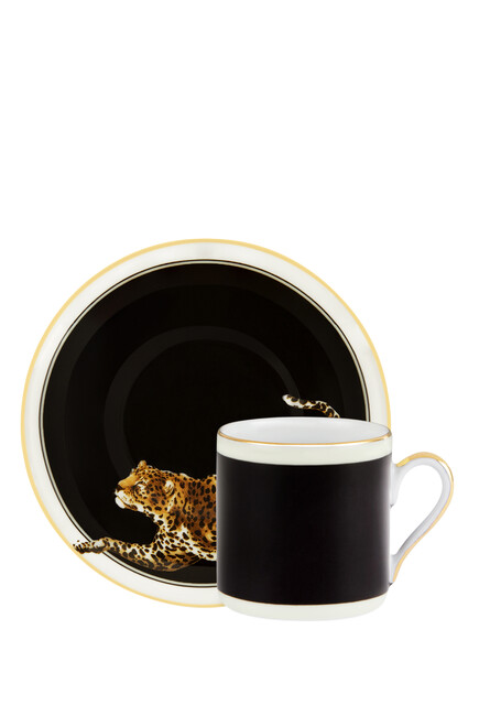 Leopardo Zampa Coffee Cup & Saucer Set